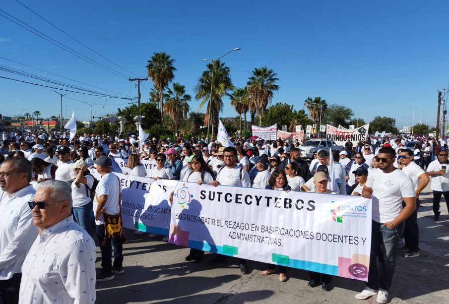 Marcha Sindical en La Paz