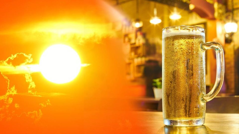 Beber alcohol no es hidratarse, advierten; calor llegará a 32 grados