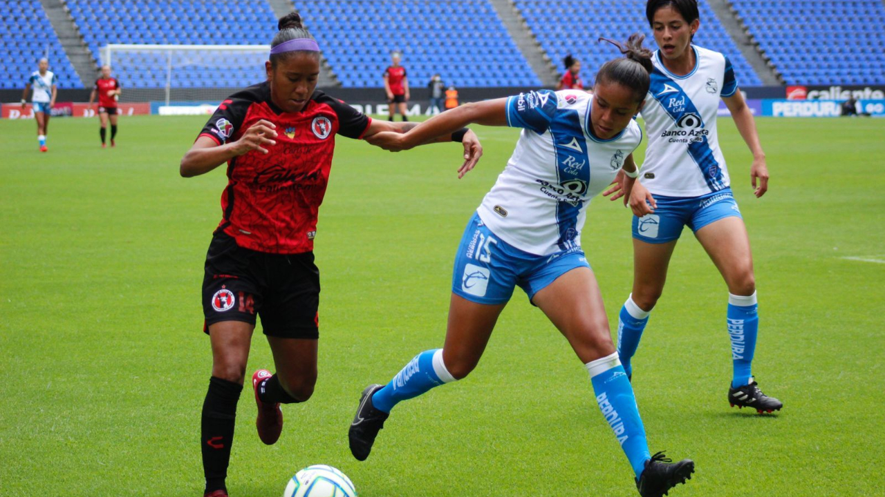 Marcador adverso para Xolos Femenil en Puebla