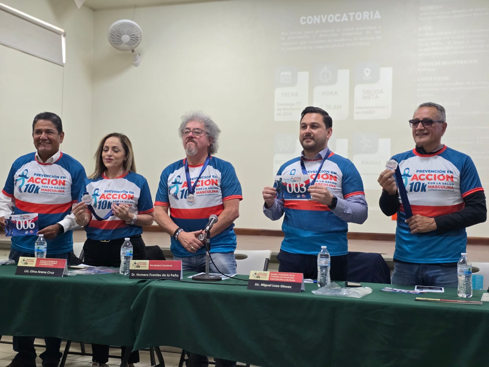 Dan detalles de carrera atlética de Pro Oncavi para promover la salud masculina