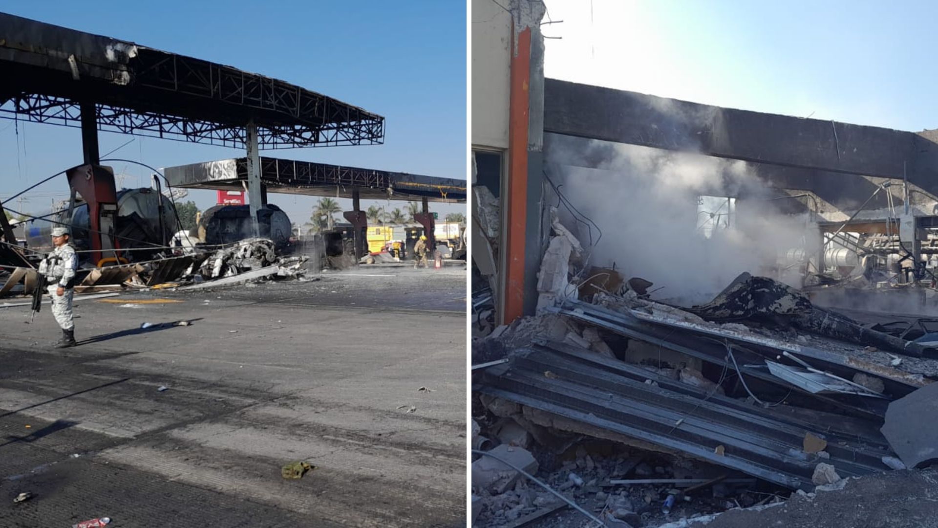 Explosión en gasolinera de Hidalgo deja saldo mortal