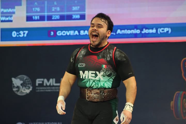 Antonio Govea, de Baja California, queda cuarto en Panamericano de pesas