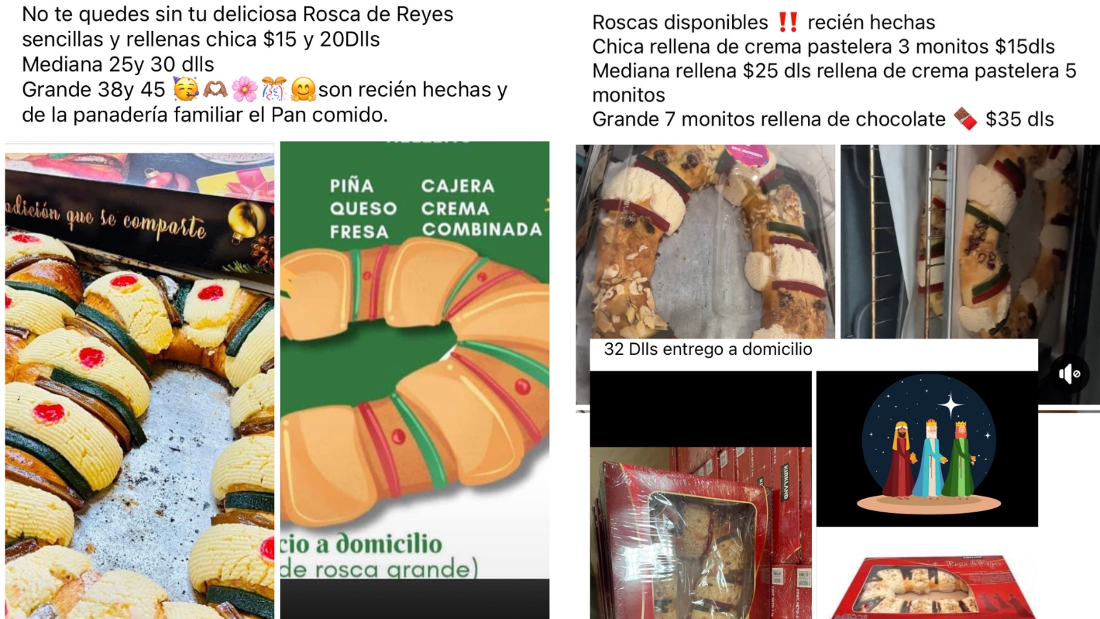 La reventa de Roscas de Reyes traspasa fronteras