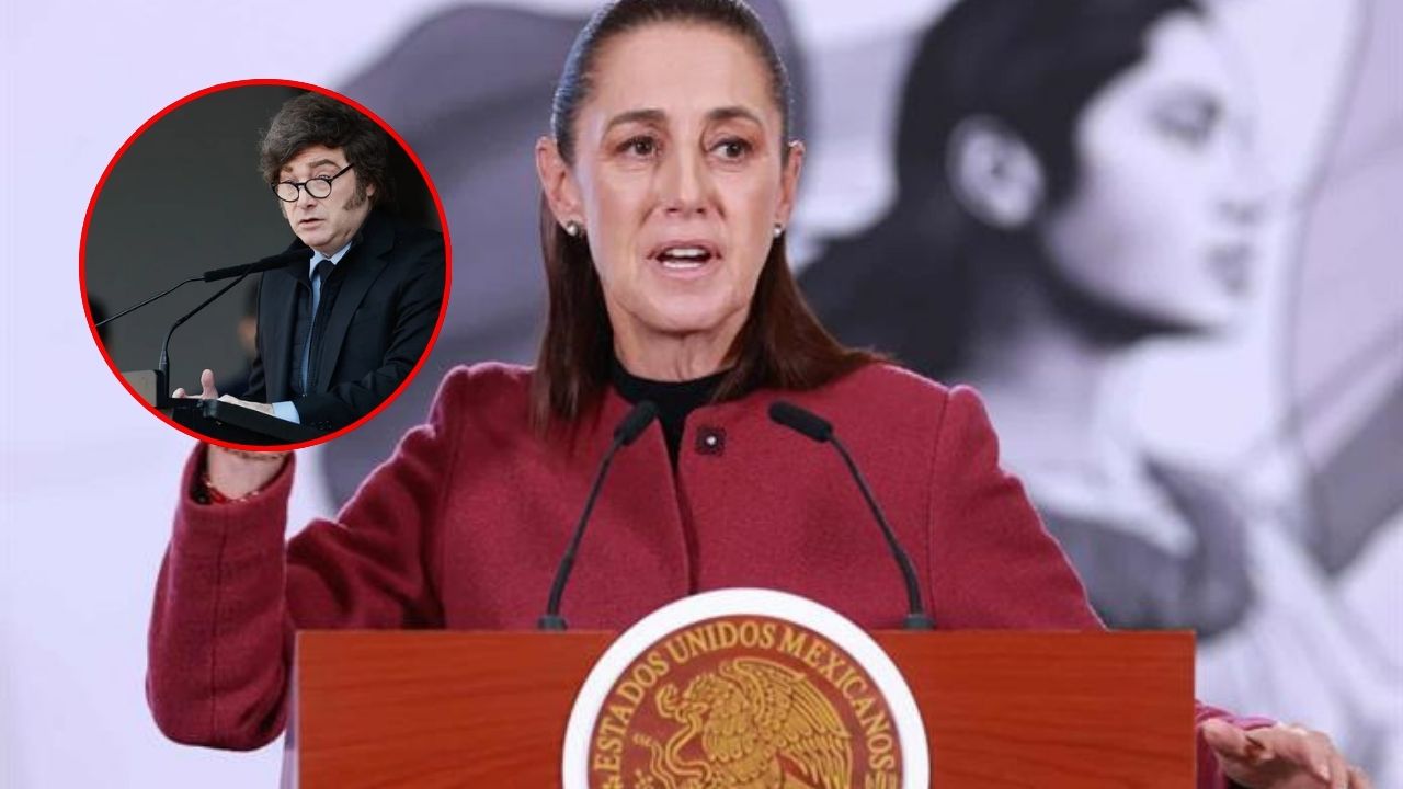 Sheinbaum rechaza acusaciones de Milei sobre campaña contra Argentina