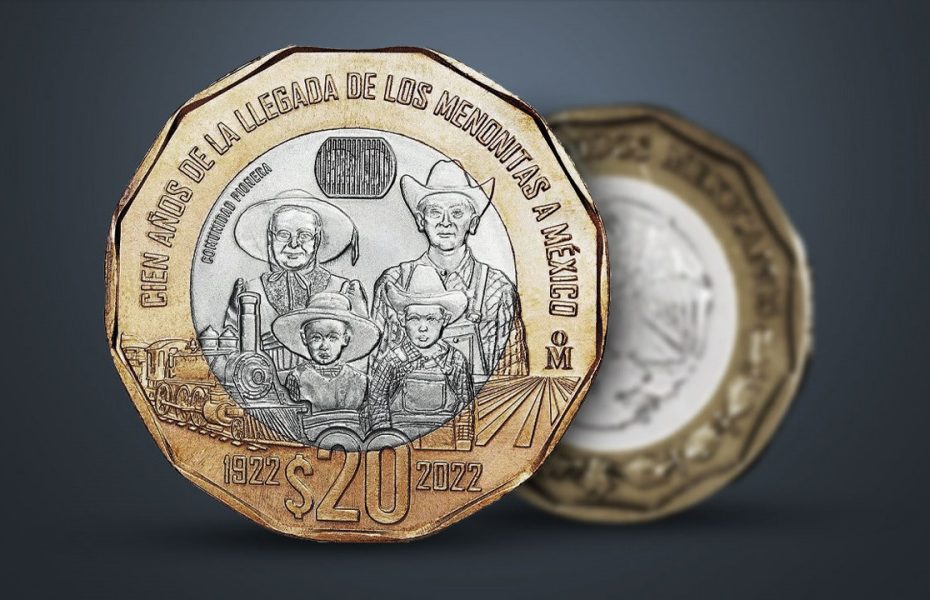 Nueva Moneda de 20 pesos