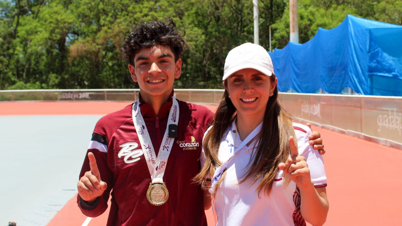 Segunda medalla de Oro para BC en Patinaje de Velocidad de Nacionales Conade 2023