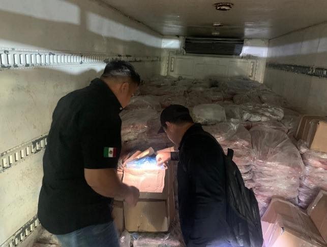 Aseguran 30 kg de callo de hacha en veda