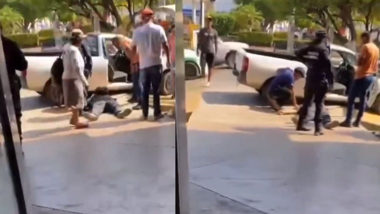 [VIDEO] Acribillan a hombre frente a Palacio Municipal: Tonalá