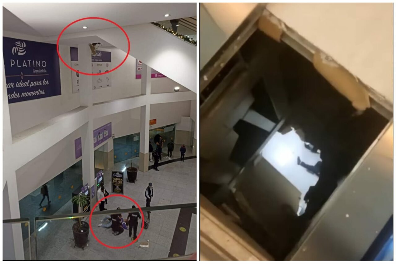 [VIDEO] Se deslinda Centro Comercial de accidente de niña que cayó desde un 3er piso en Pachuca