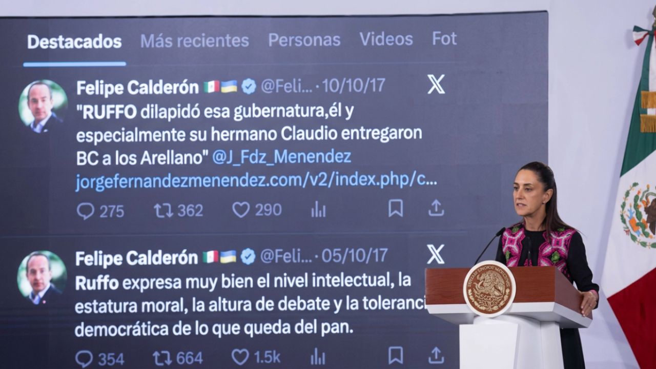 Sheinbaum responde a acusaciones de "El Chapo" contra Ruffo: la FGR decidirá si investiga