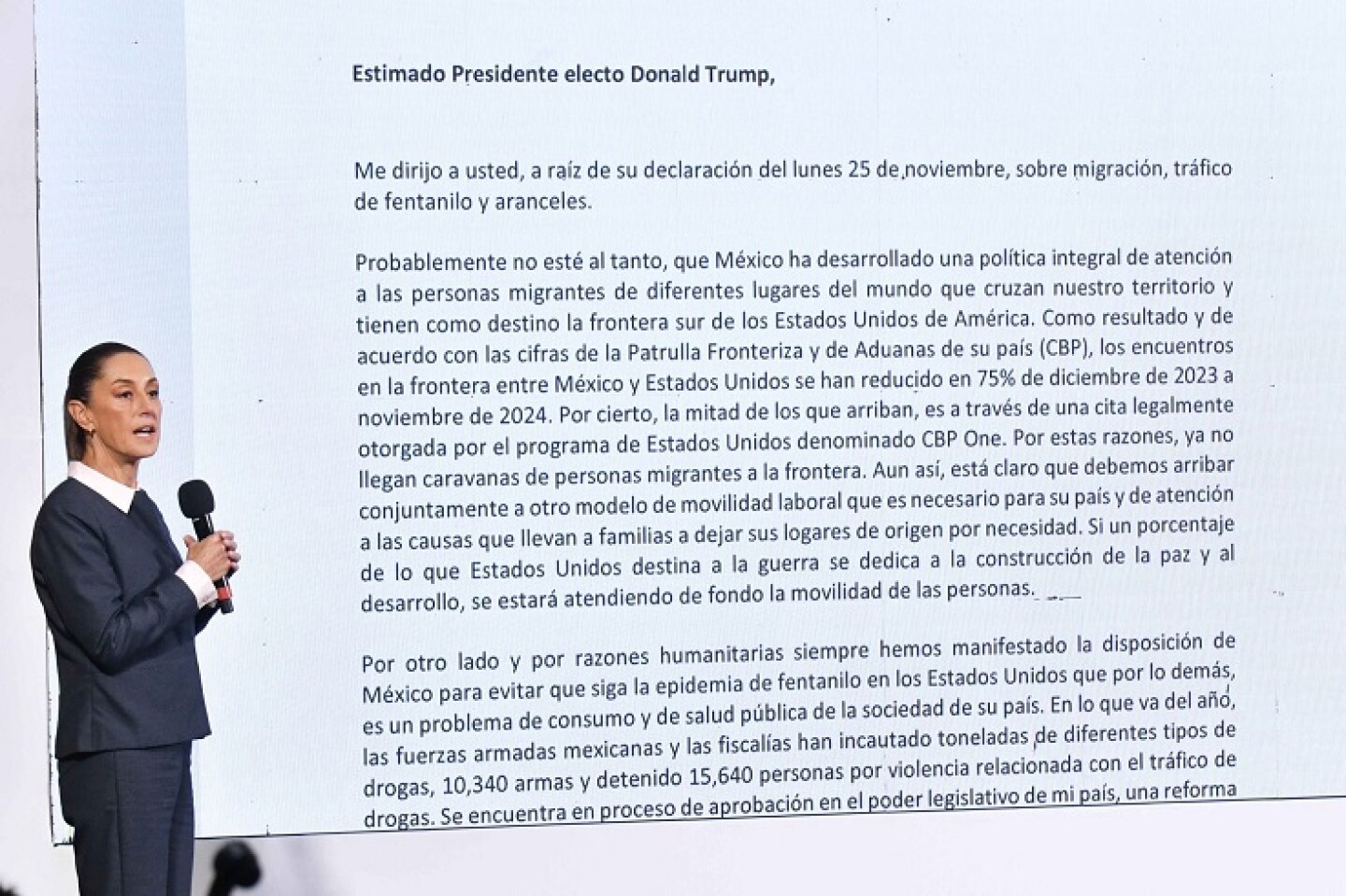 “No es con amenazas ni aranceles como se atenderá el fenómeno migratorio” Claudia Sheinbaum responde a Trump