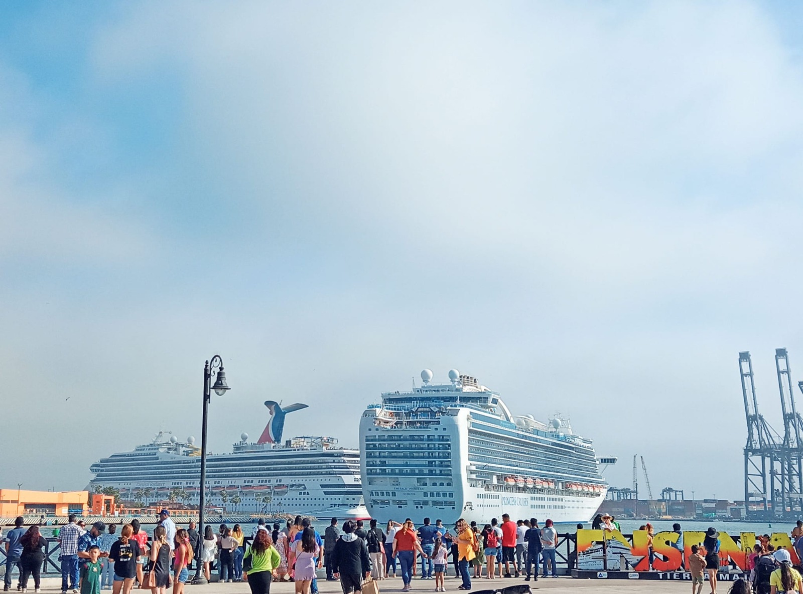 Adelantan cruceros arribo a Ensenada por Hilary