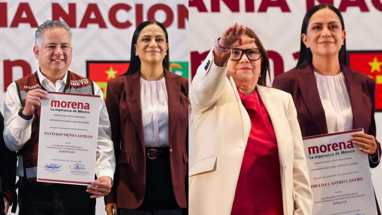 Morena designa a Imelda Castro y Santiago Nieto para liderar el partido en Querétaro y Sinaloa rumbo a 2027