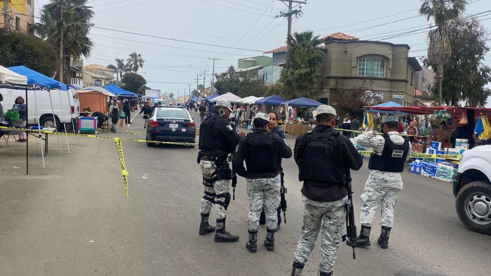 Hombre asesinado  en el sobre ruedas de Playas de Tijuana. I FOTO: BorderZoom