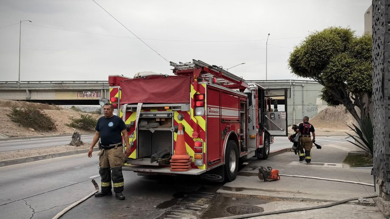 Detienen a presunto responsable tras conato de incendio en motel de Tijuana