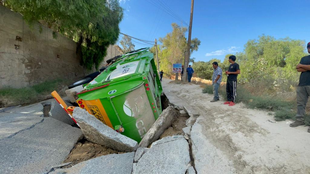 Hoy quedará reparado socavón: Cespt