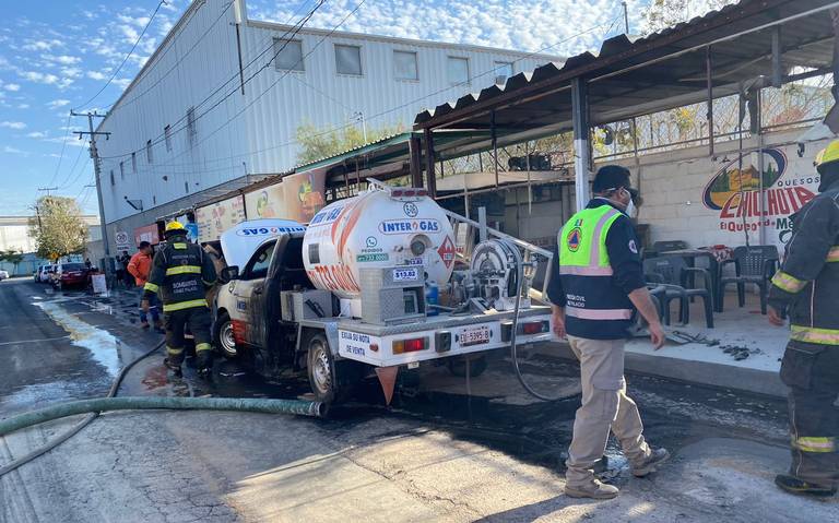 Explosión de pipa de gas deja 7 lesionados