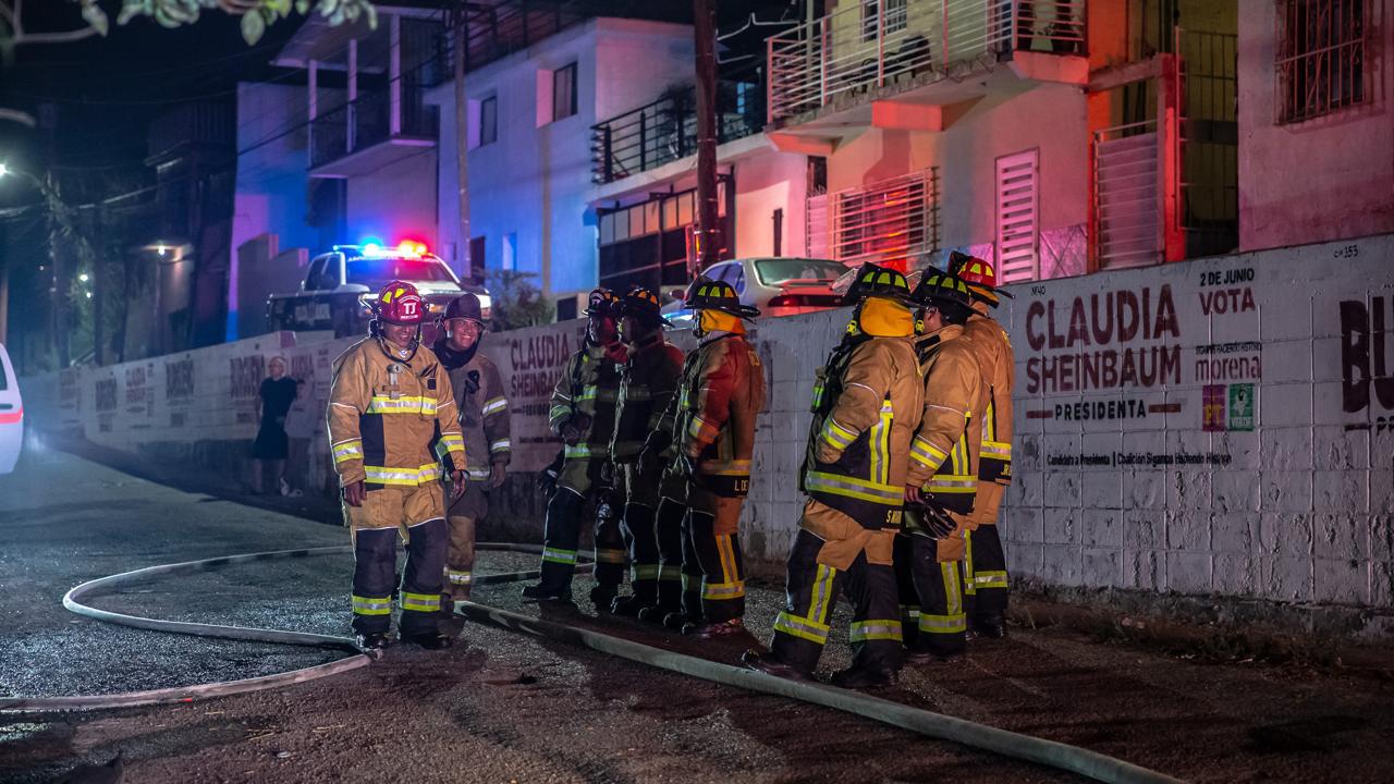 Muere persona calcinada en incendio del Mariano Matamoros