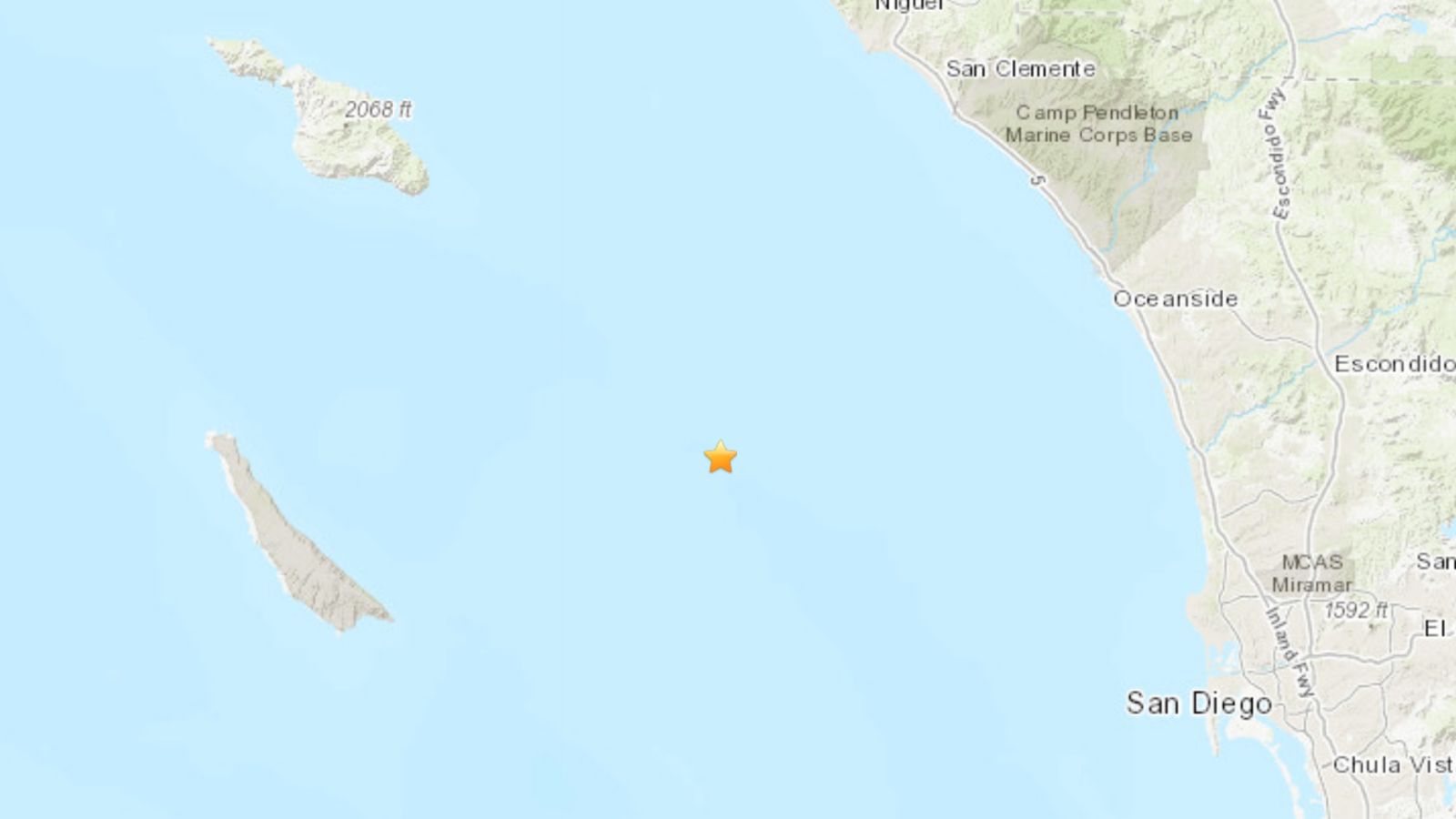 Sacude sismo la costa de San Diego, CA