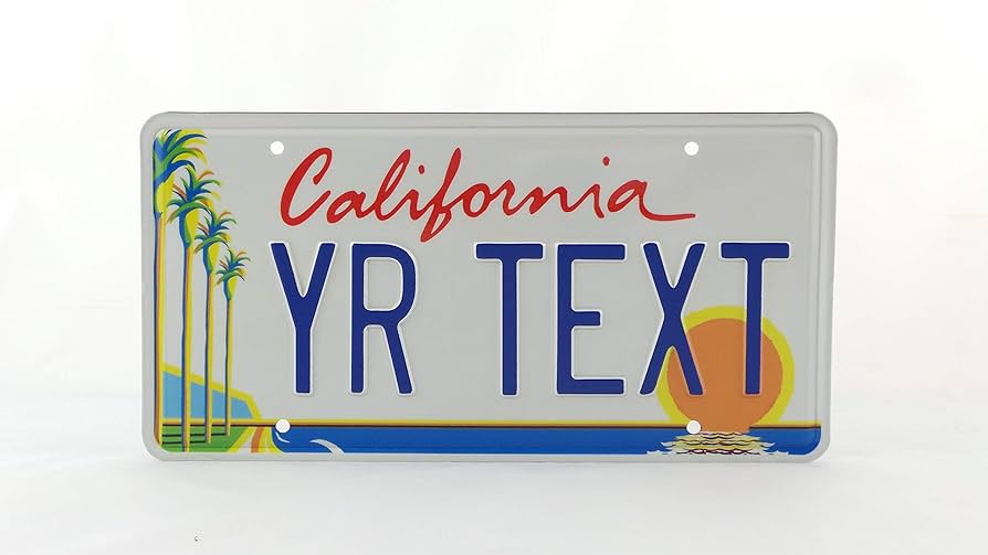 Se agotan los números de placas: California