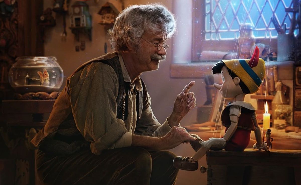 Tom Hanks interpretando a Geppetto | Imagen cortesía