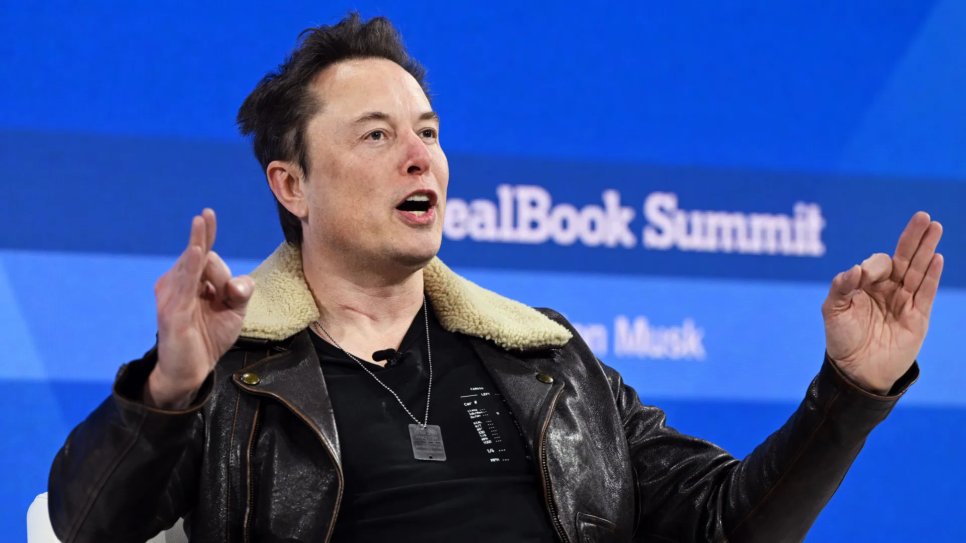 Elon Musk durante el Dealbook Summit IFOTO: Slaven Vlasic/New York Times