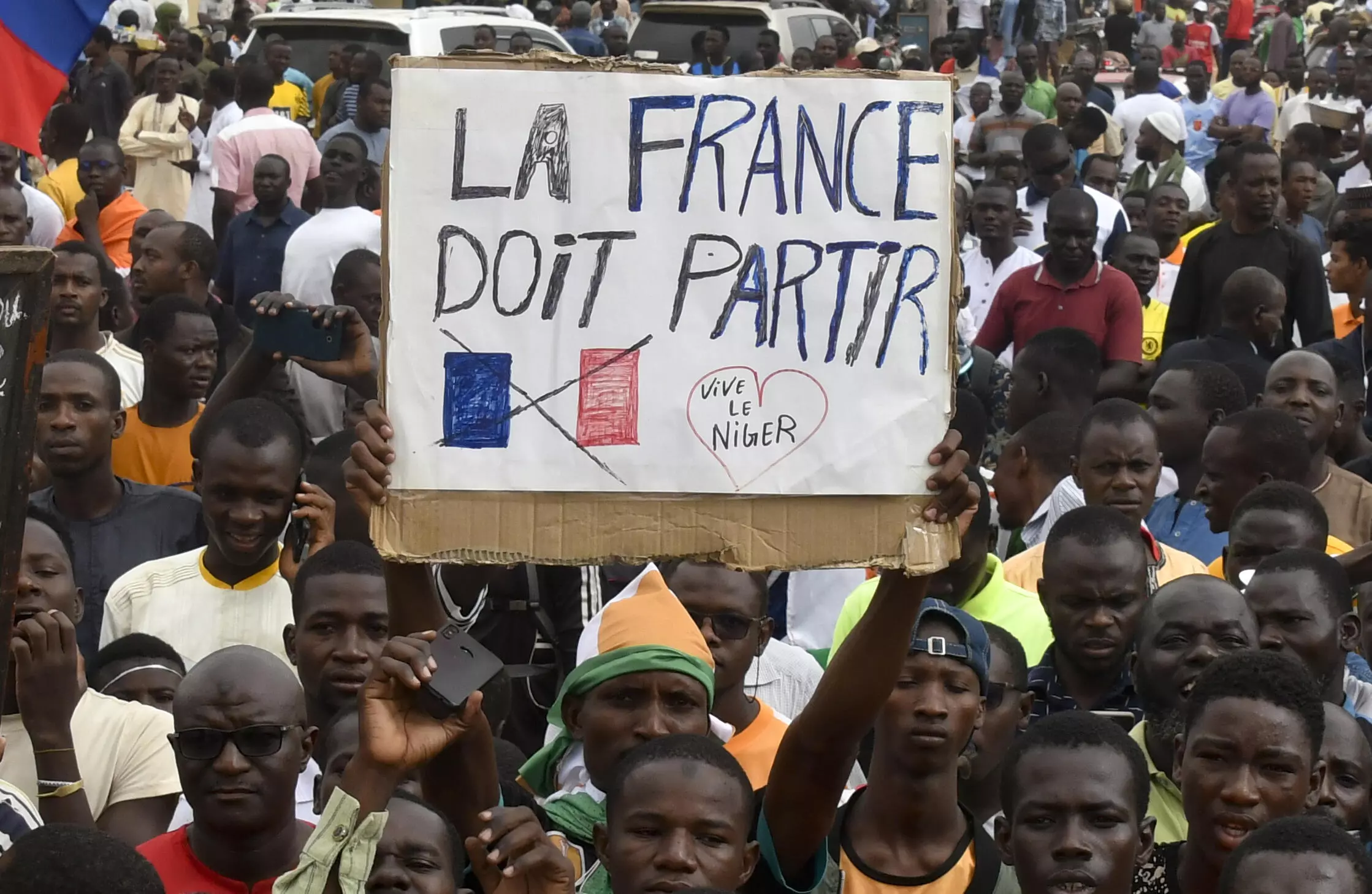 Protestas contra la presencia francesa en Níger IFOTO: AFP