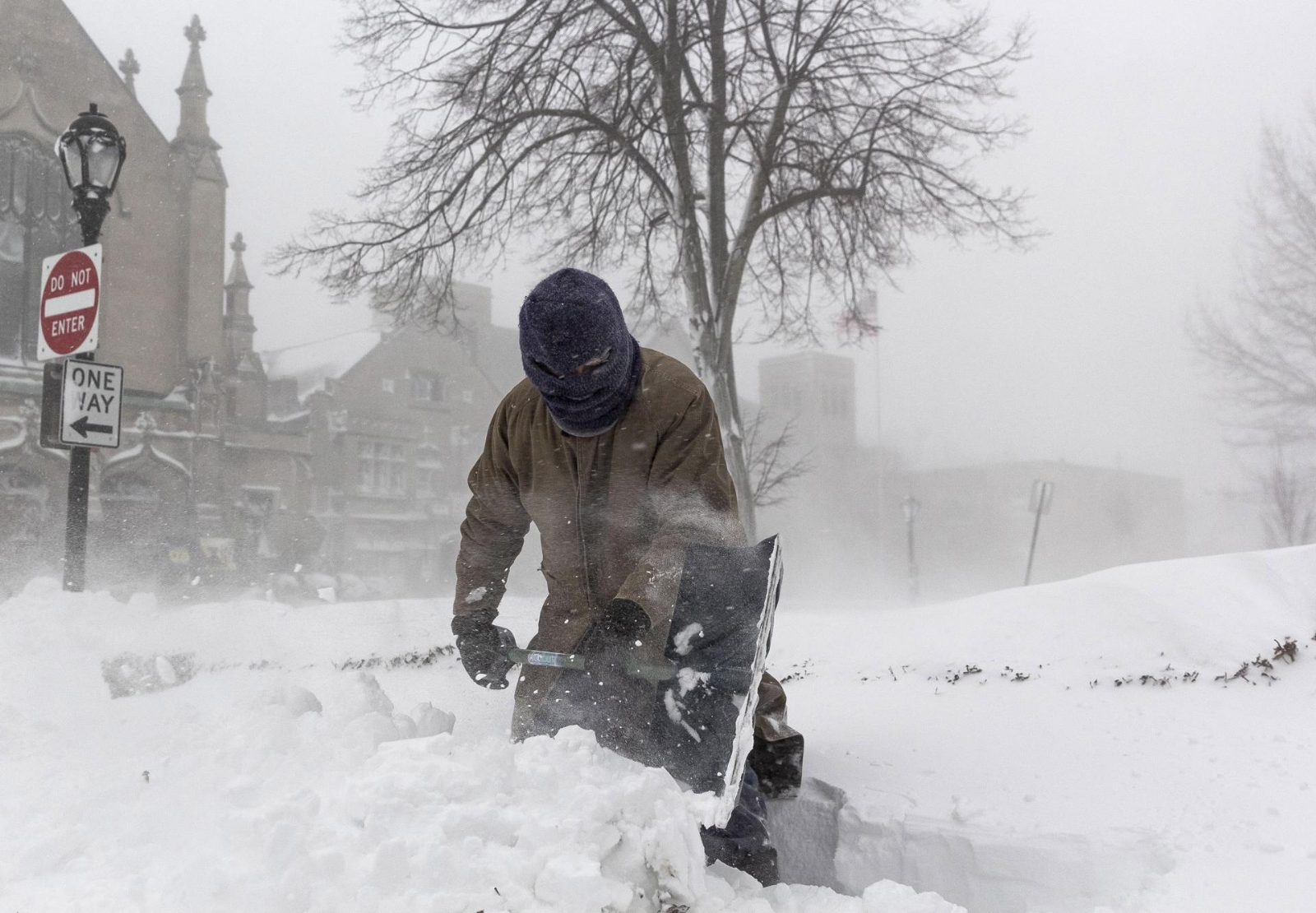 Con la mortal tormenta el país se ha visto afectado, solamente California se ha librado de las gélidas temperaturas