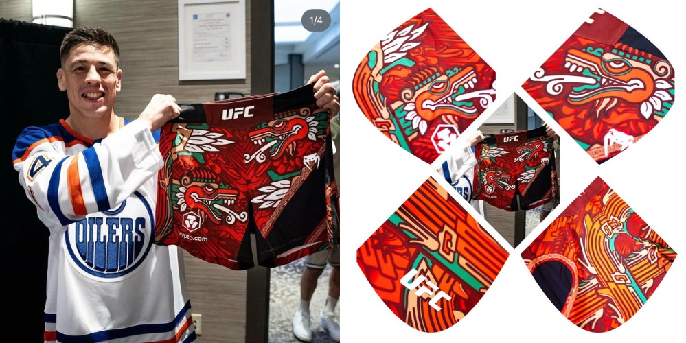 Dios Azteca Quetzalcóatl estará en el short de Brandon Moreno para su pelea de UFC