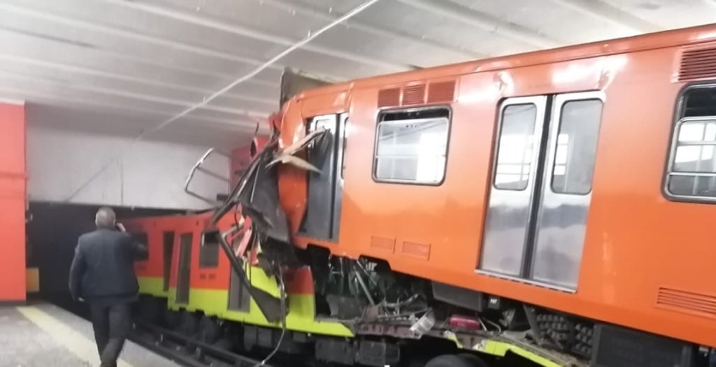 Choque de trenes en la Línea 3 del Sistema de Transporte Colectivo (STC) Metro de la Ciudad de México IFOTO: FORBES MÉXICO