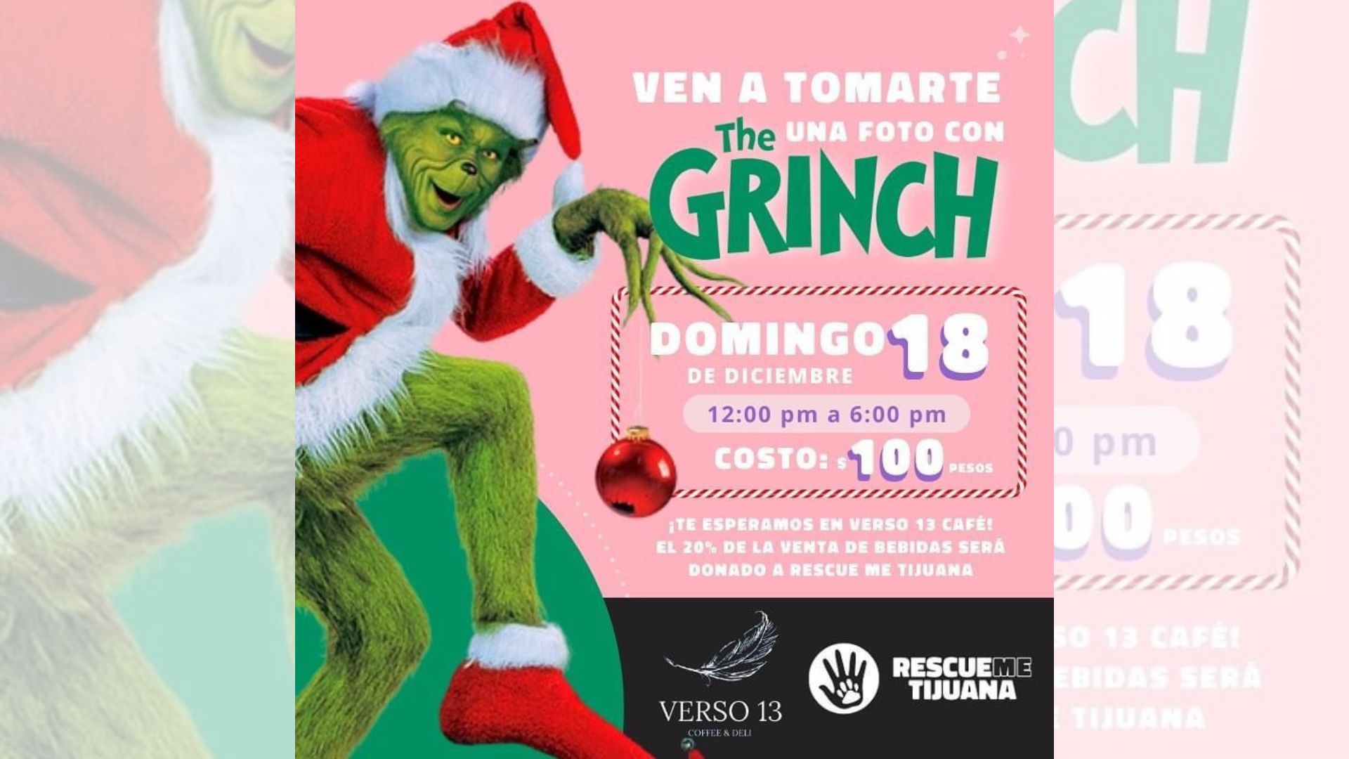 Con una foto del Grinch puedes ayudar a animales rescatados