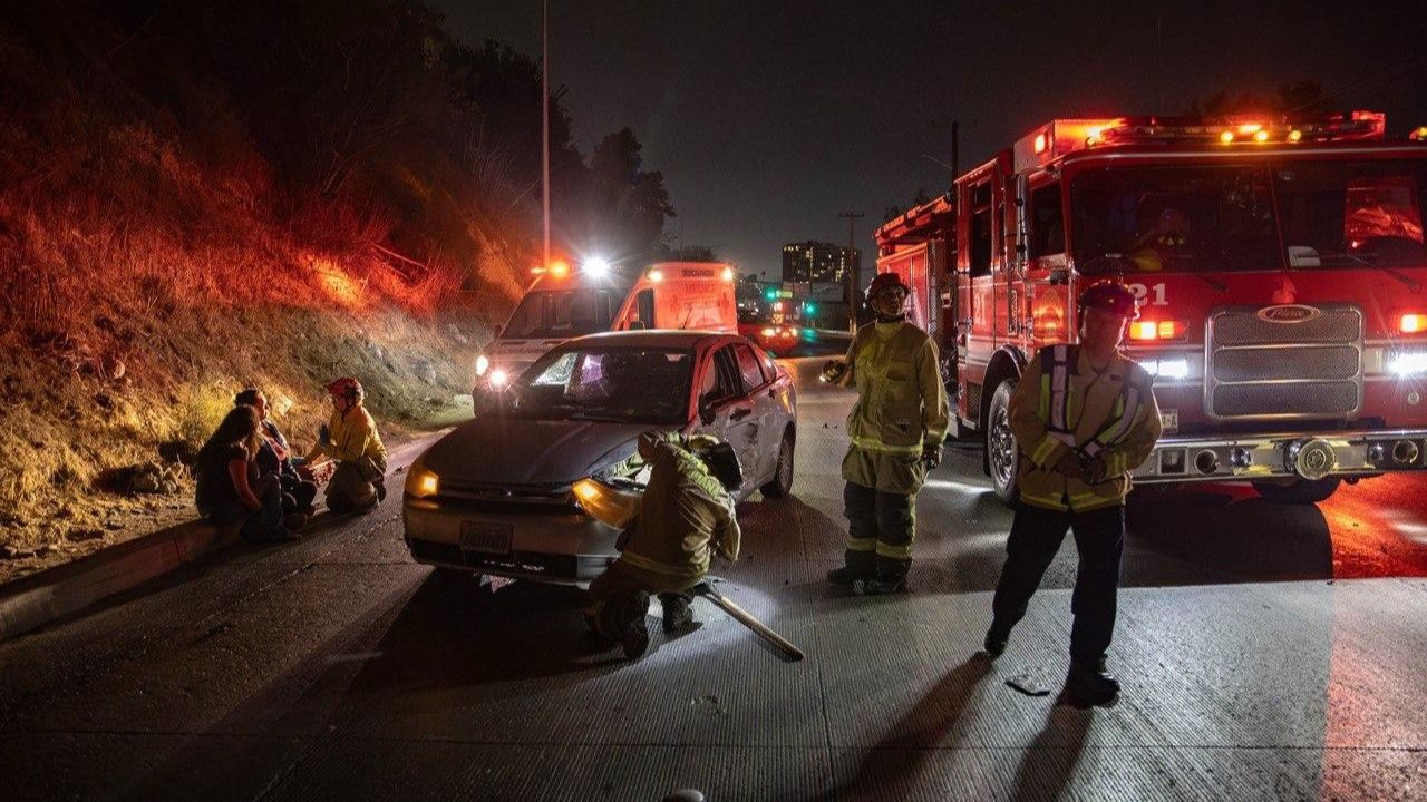 TIJUANA: Choque múltiple en bulevar Cuauhtémoc Sur deja seis lesionados