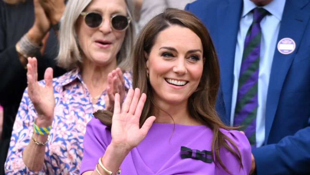 Kate Middleton reaparece en público durante la final de Wimbledon