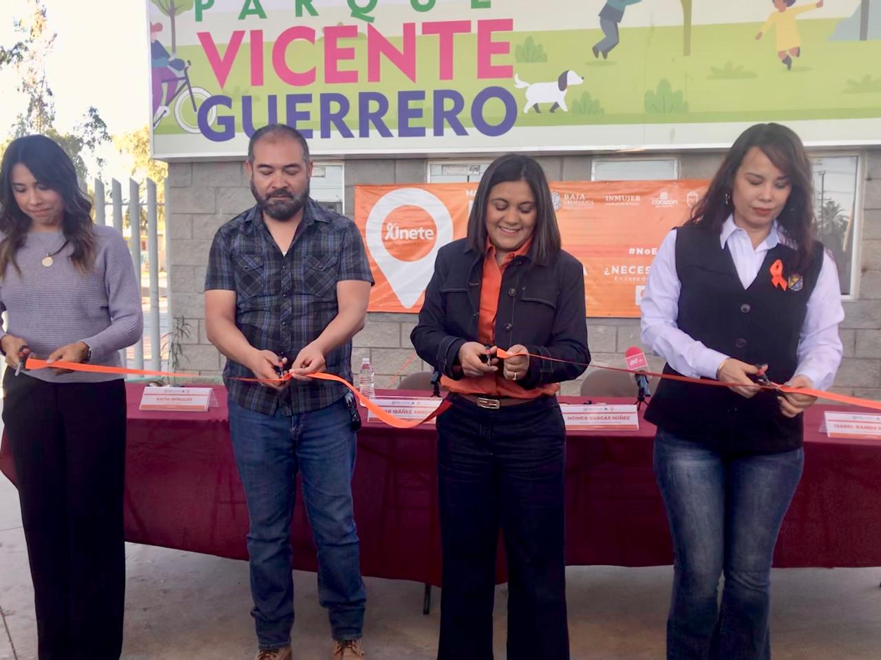 Inauguran nuevo “Punto Naranja” en el Parque Vicente Guerrero: Mexicali