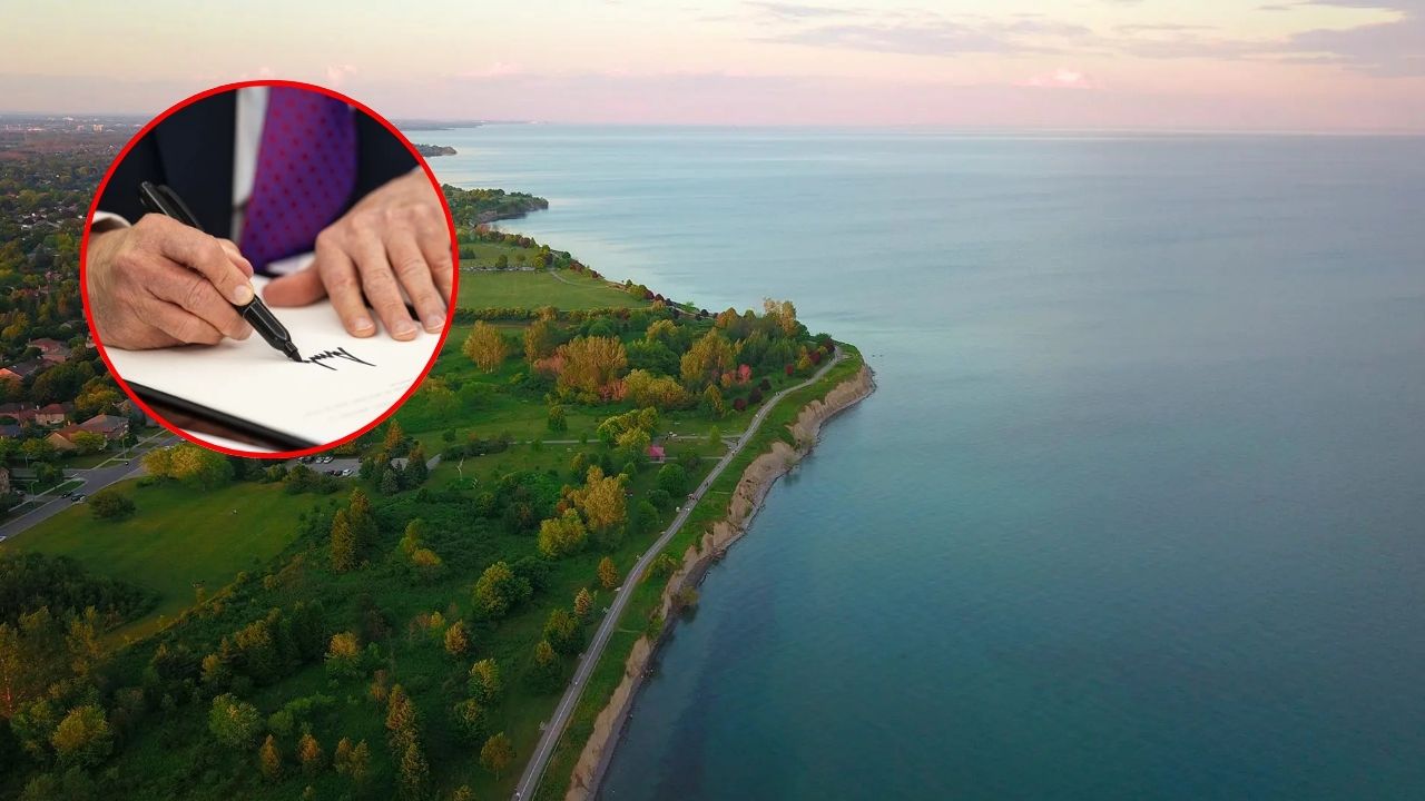 Trump cambia nombre del lago Ontario a “Lago de América”