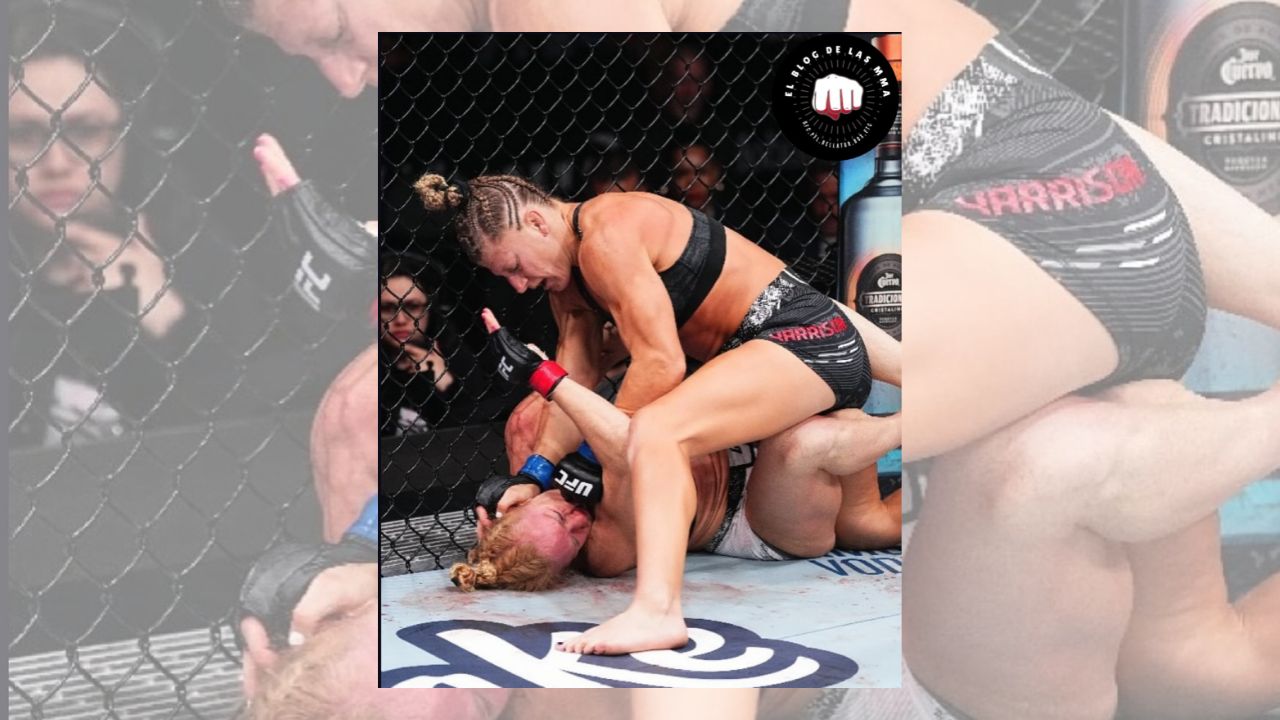 Demoledora actuación de Hayla Harrison en su debut en UFC