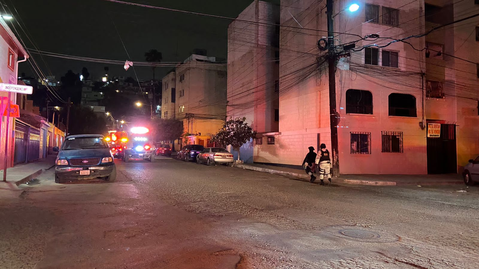 Incendio en edificio de la colonia Castillo