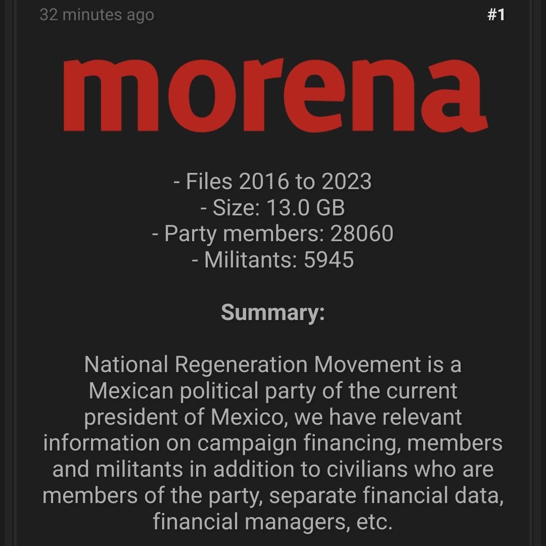 Haker's ofrecen información sobre MORENA. I FOTO: WEB