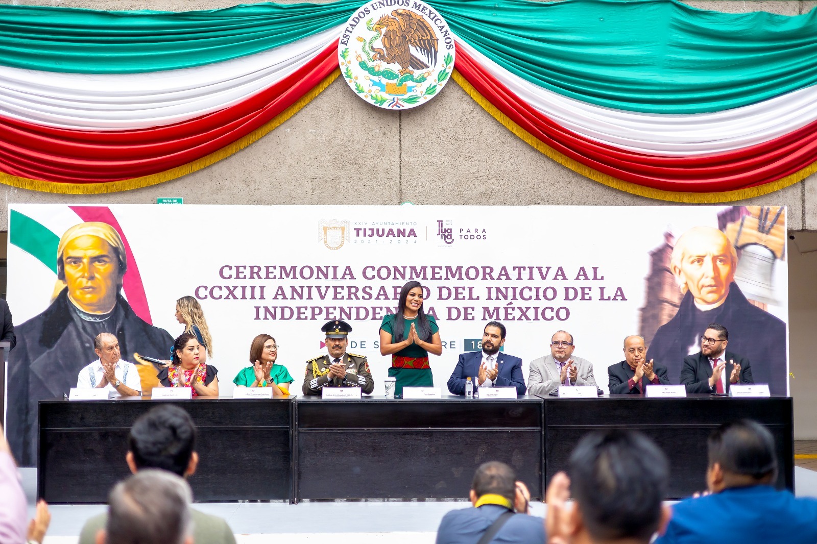 [GALERÍA] Celebran el 213 aniversario de la independencia con desfile cívico: Tijuana