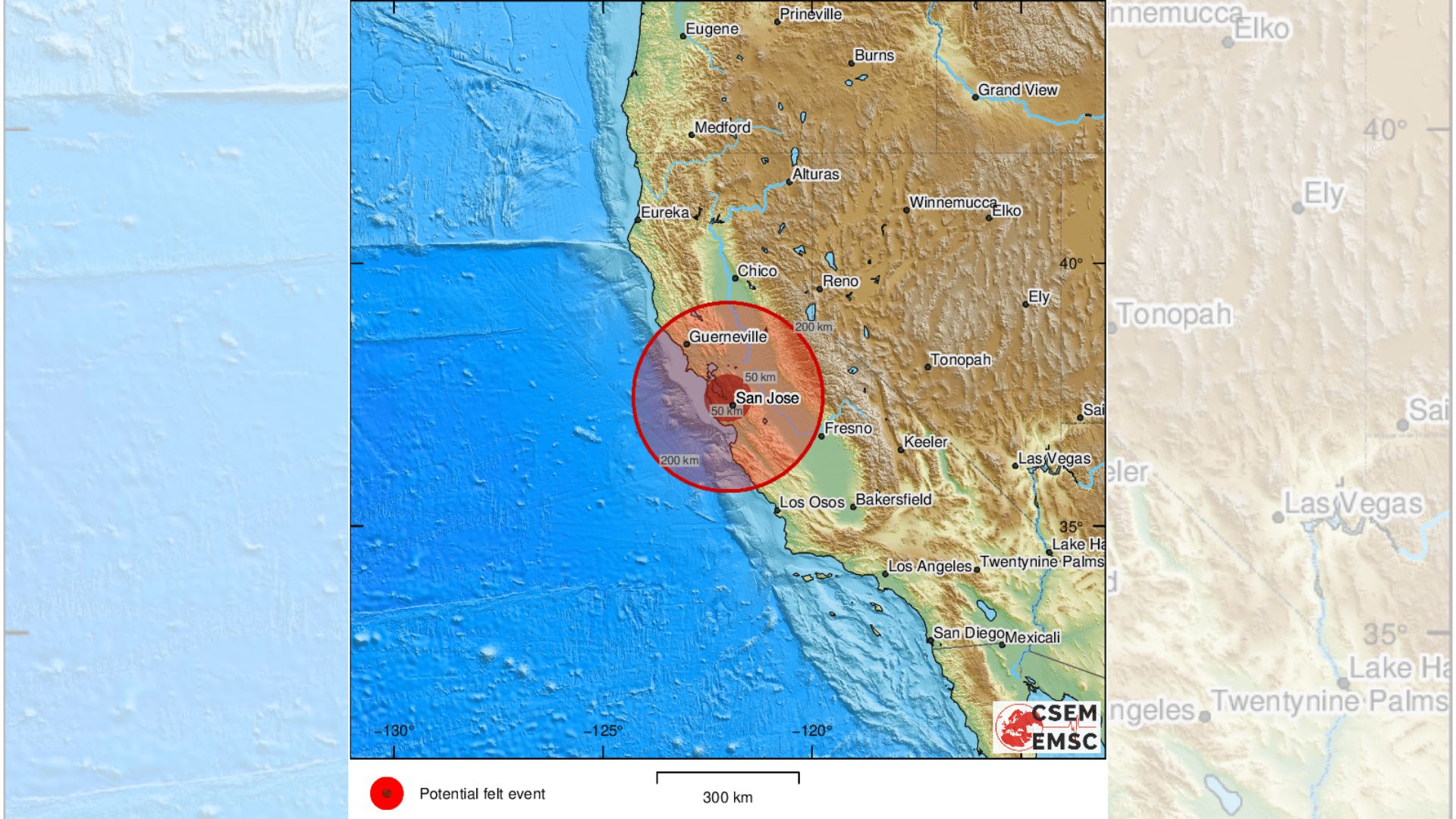 [VÍDEO] Sismo de 5,1 sacude a California