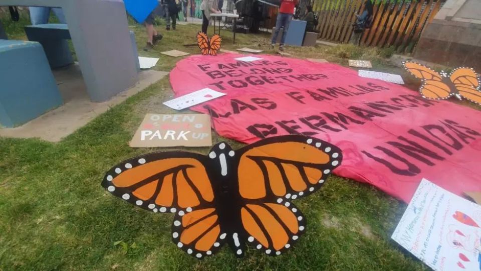 Se manifiestan activistas en el Parque de la Amistad de playas de Tijuana