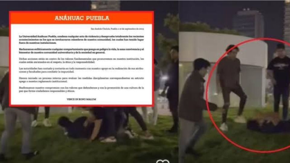 [VIDEO] Golpean estudiantes de la Anáhuac a joven