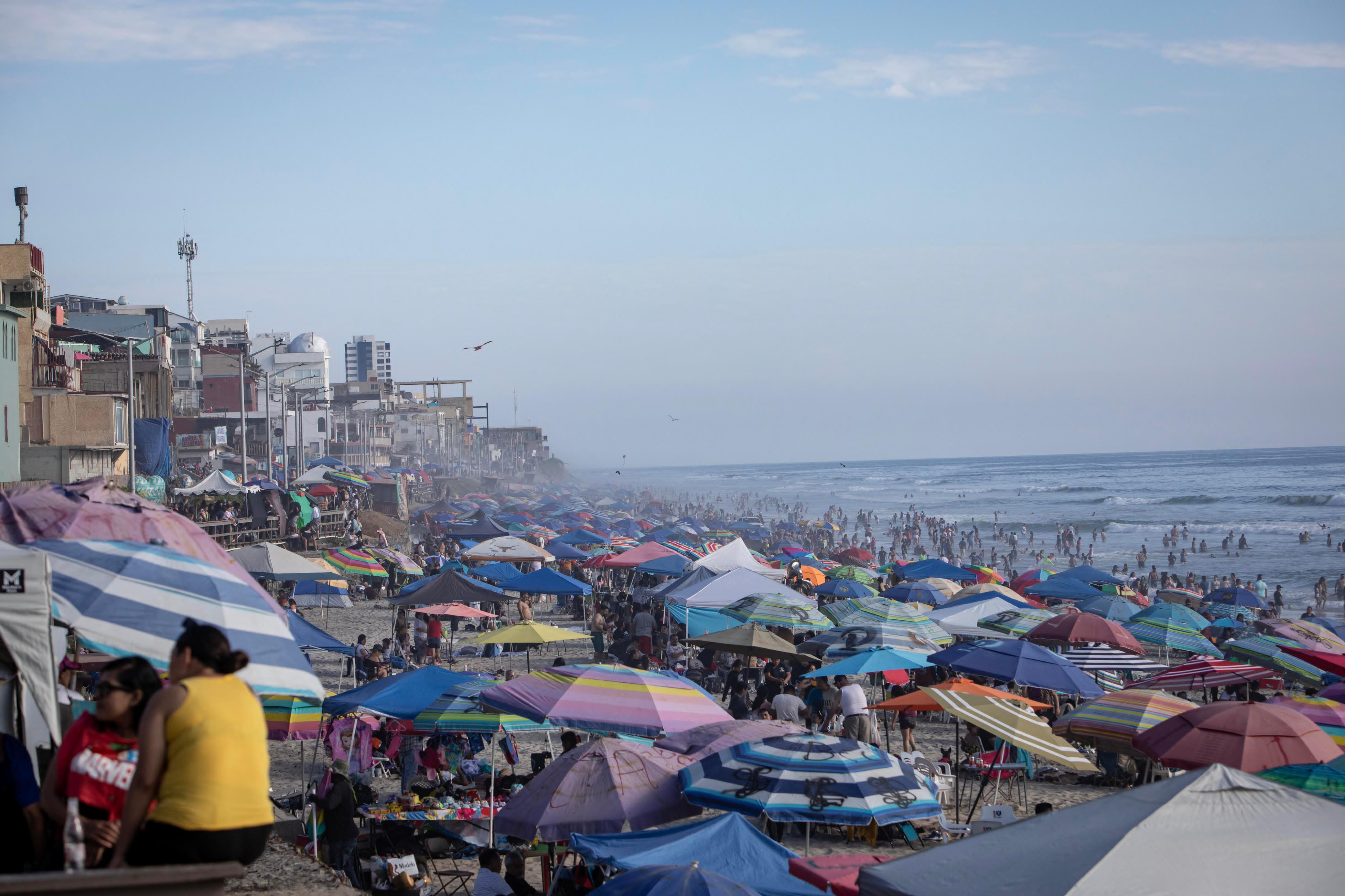 Registran el fin de semana afluencia de 10 mil personas en Playas de Tijuana