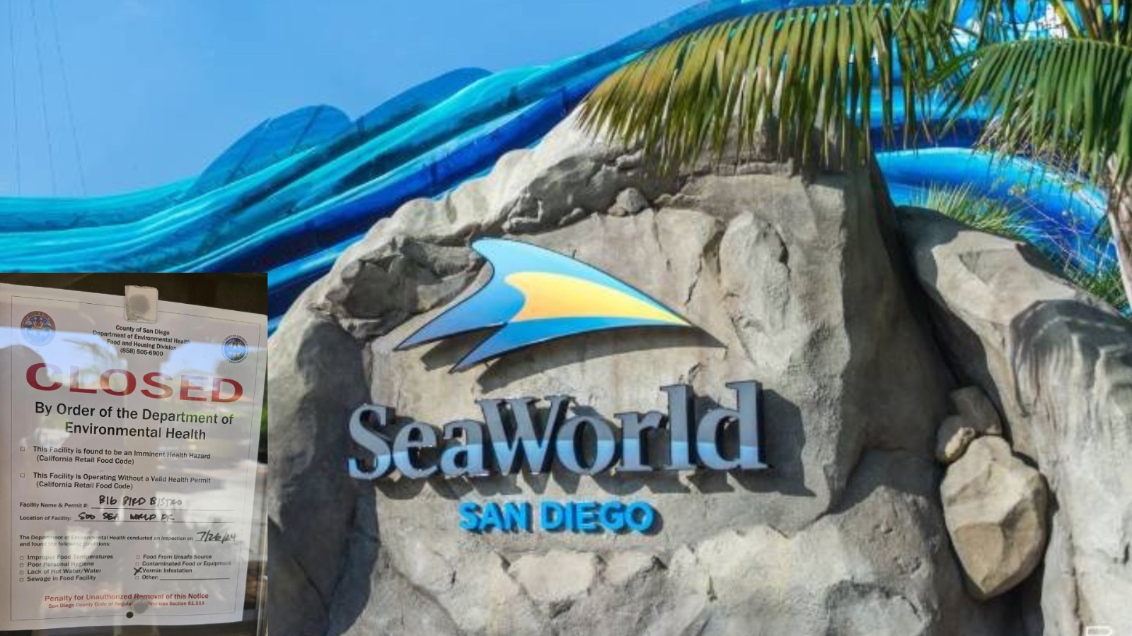 Cierran temporalmente restaurantes en SeaWorld por plagas