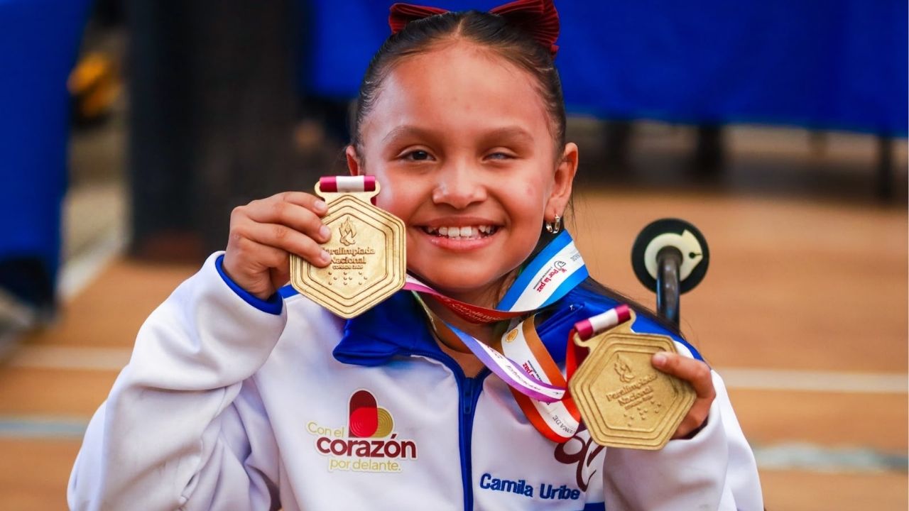 Camila Uiribe logra para BC histórica doble oro en para danza deportiva