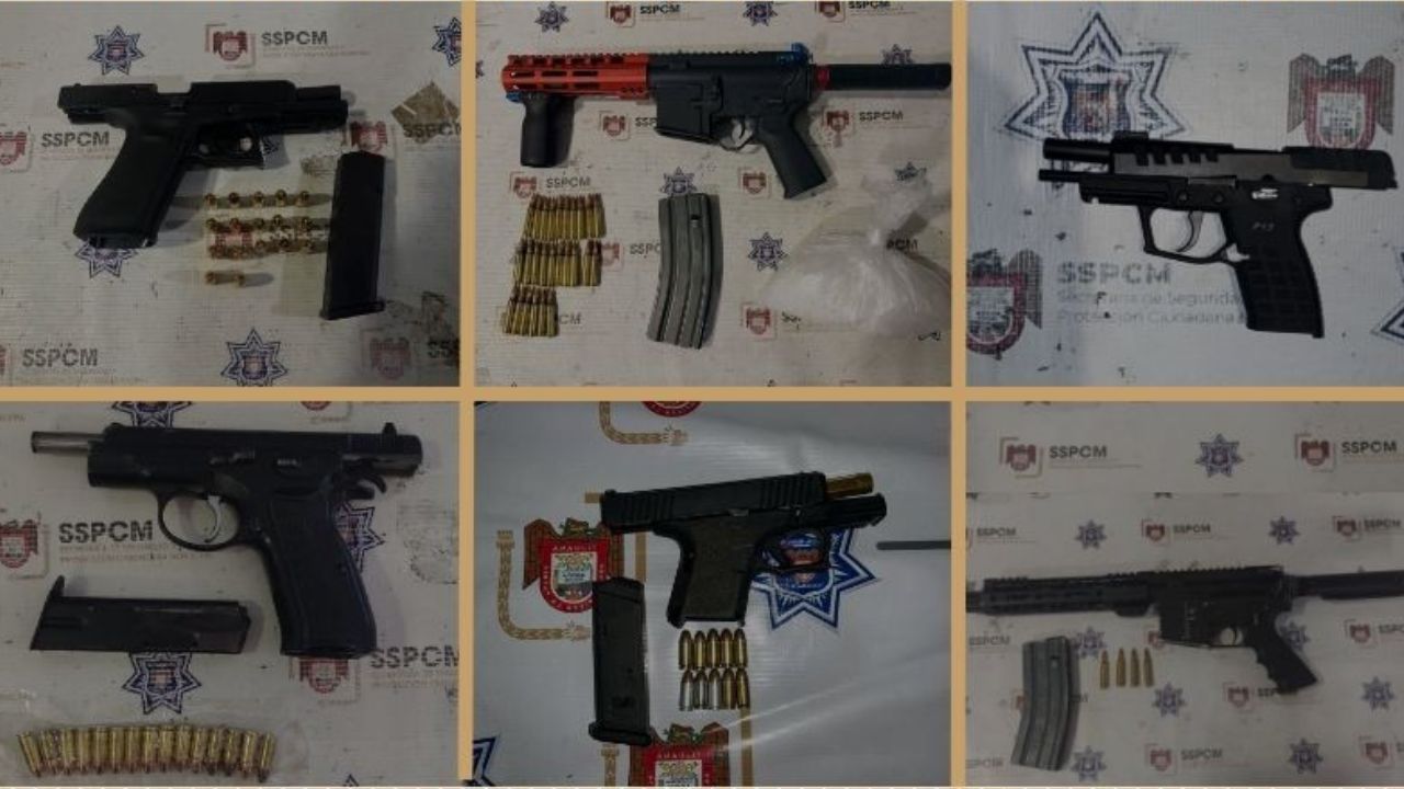 Decomisa Policía Municipal 368 armas de fuego en Tijuana durante 2026