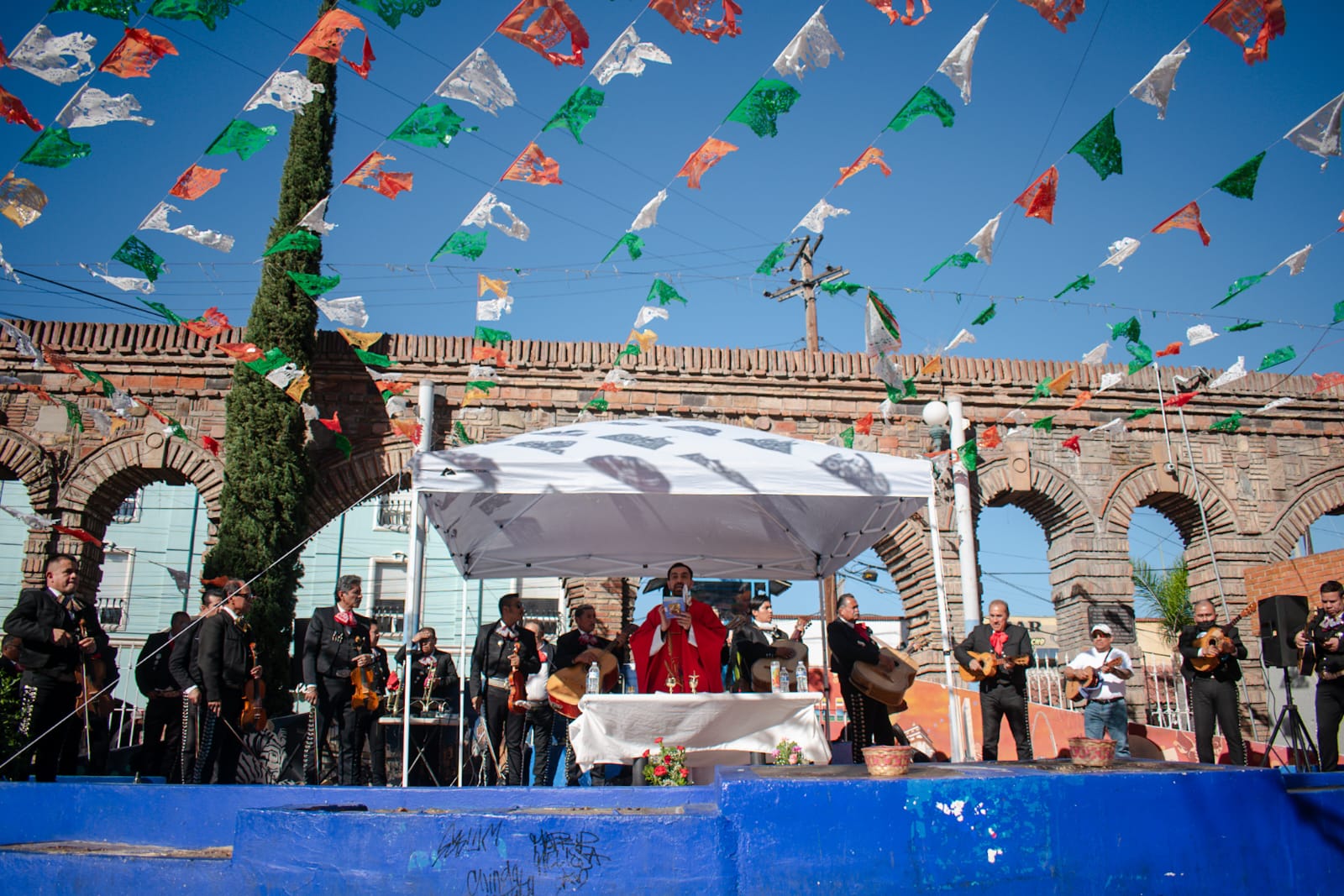 [GALERÍA + VÍDEO] Celebran el día del músico en la plaza Santa Cecilia