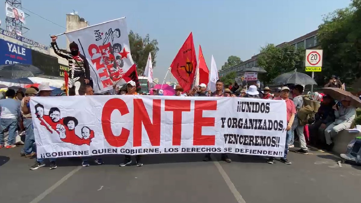 Pide AMLO a CNTE reconsiderar protesta en el Zócalo: CDMX