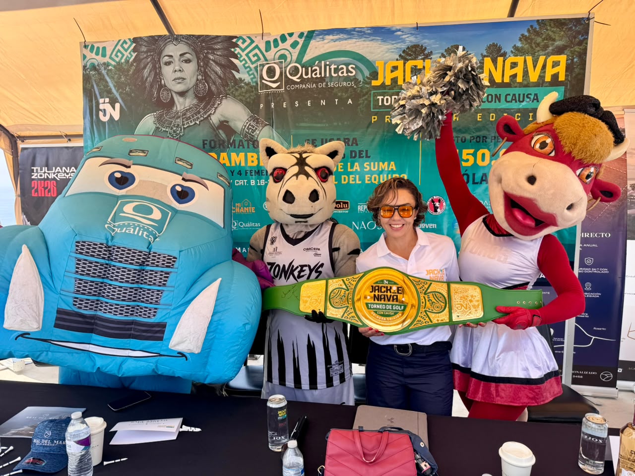 Jackie Nava llevará su causa al campo de golf en Tijuana