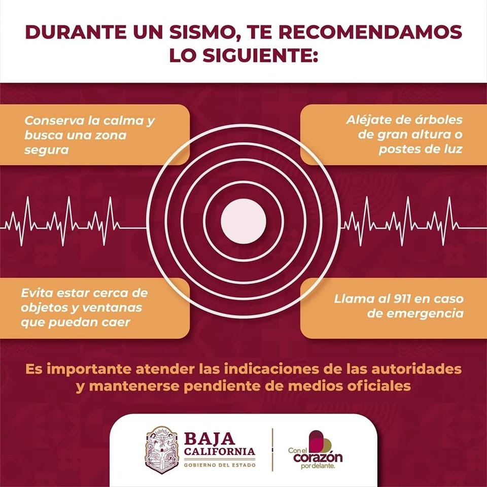 Sismos en Mexicali: Protección Civil emite recomendaciones